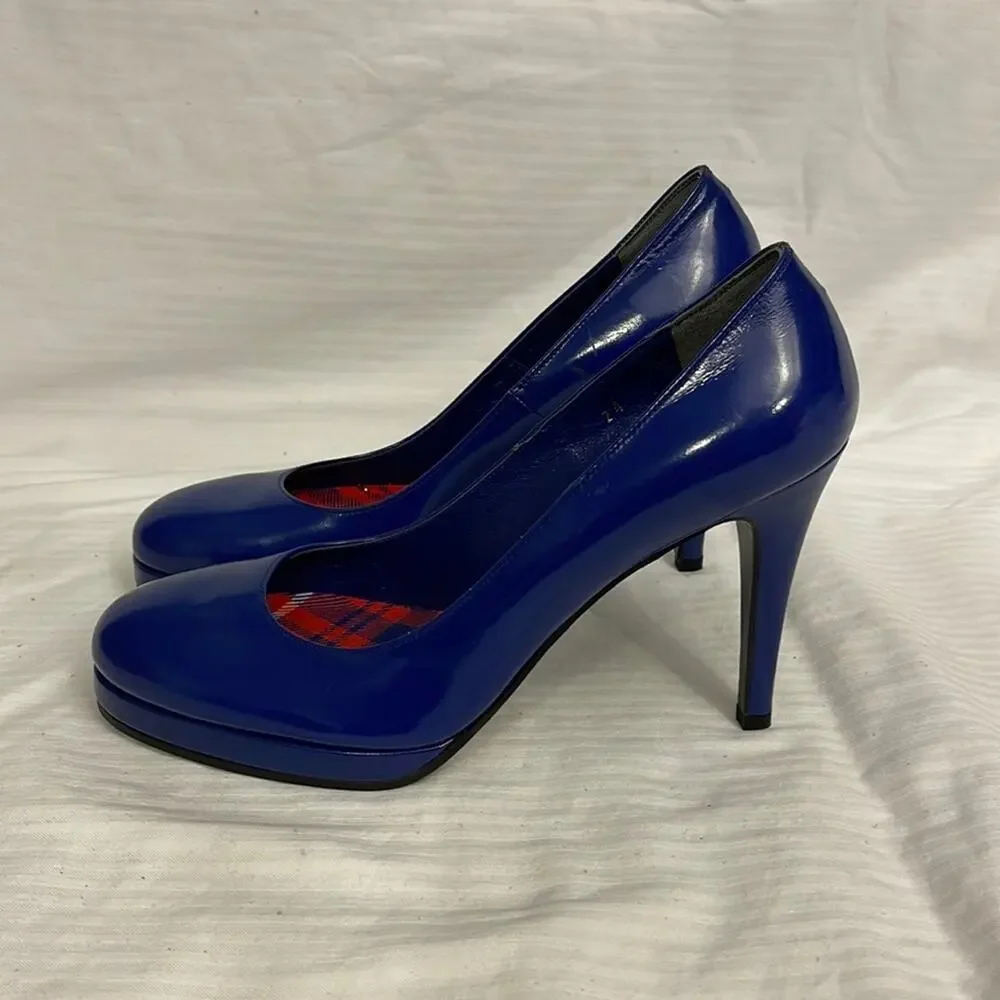 JUNYA WATANABE Comme des Garcons Pump Heels Shoes Royal Blue Size 7